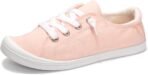 Women Slip On Canvas Shoes Low Top Fashion Sneakers Casual Flats Walking Shoes Comfy Loafers
