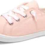 Women Slip On Canvas Shoes Low Top Fashion Sneakers Casual Flats Walking Shoes Comfy Loafers