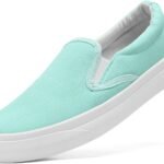 Women Slip on Sneakers Women Loafers Classic Canvas Leisure Vintage Flat Fashion Comfortable Elastic Sneakers