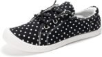 Shoes for Women, Comfort Low Top Canvas Slip On Sneakers Classic Casual Walking Shoes