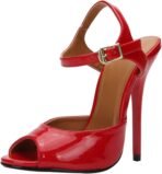 Unisex Men's Women Stiletto High Heel For Women, Ankle Strap Peep Toe Slingback Sandals