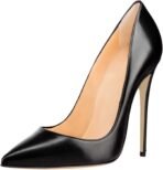 Women Sexy Pointed Toe High Heels,4.72 inch/12cm Patent Leather ,Wedding Dress Shoes,Cute Evening Stilettos