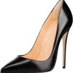 Women Sexy Pointed Toe High Heels,4.72 inch/12cm Patent Leather ,Wedding Dress Shoes,Cute Evening Stilettos