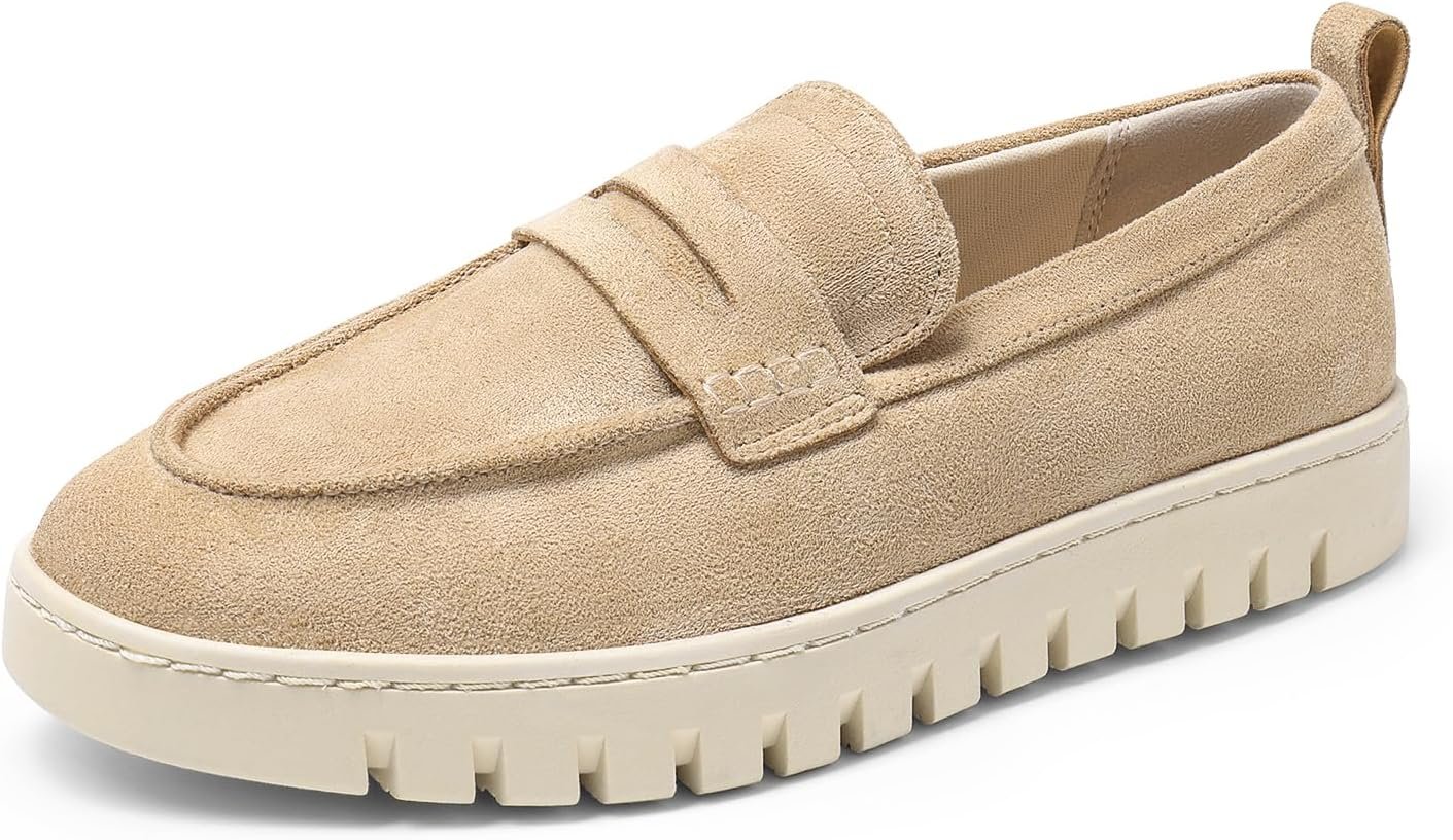 71AK0OTcgOL._AC_SL1500_.jpg Loafers for Women Casual Comfortable Slip On Biness Work Loafer Shoes with Arch Support - Image 1