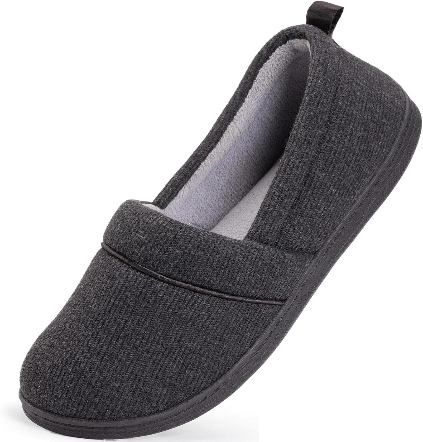 71Ftf2FJ4L._AC_SL1500_.jpg Women Comfy Loafer Slippers Lightweight Memory Foam Non-slip Indoor Hoe Shoes - Image 1