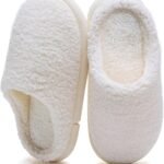 Women Pillow Warm Memory Foam Slippers Comfortable Cute House Shoes Lightweight Fuzzy Christmas Slippers