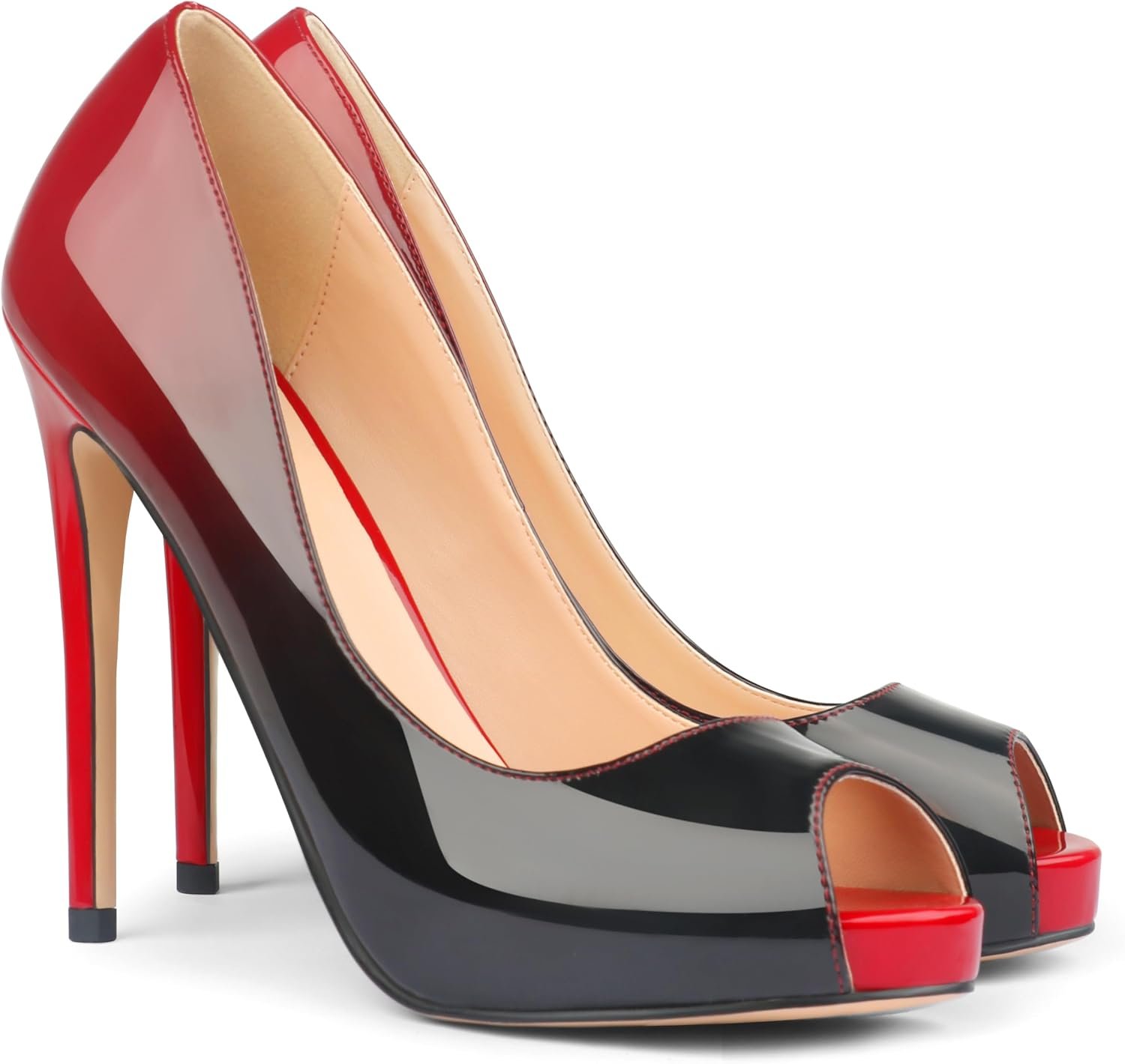 71IGsHBvHL._AC_SL1500_.jpg Women Thin High Heels Pumps Platforms Shoes for Party Daily Wears - Image 1
