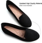 Women Round Toe Flats Comfortable Fashion Ballet Flat Shoes for Women Dressy Slip-ons Loafers - Image 2