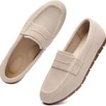 Loafers for Women Comfortable Slip on Work Flats Shoes Women Dressy Casual Walking Shoes