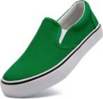 Low-Top Slip Ons Women Fashion Sneakers Casual Canvas Sneakers for Women Comfortable Flats Breathable Padded Insole Slip on Sneakers Women Low Slip on Shoes
