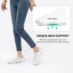 Women Canvas Slip On Shoes White Black Fashion Sneakers Loafers Shoes for Women - Image 2