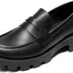 Women Loafers, Lug Sole Slip On Platform Chunky Penny Loafers for Women Dressy and Work, Biness Casual Shoes for Women