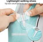 Women Slip on Sneakers Women Loafers Classic Canvas Leisure Vintage Flat Fashion Comfortable Elastic Sneakers - Image 2