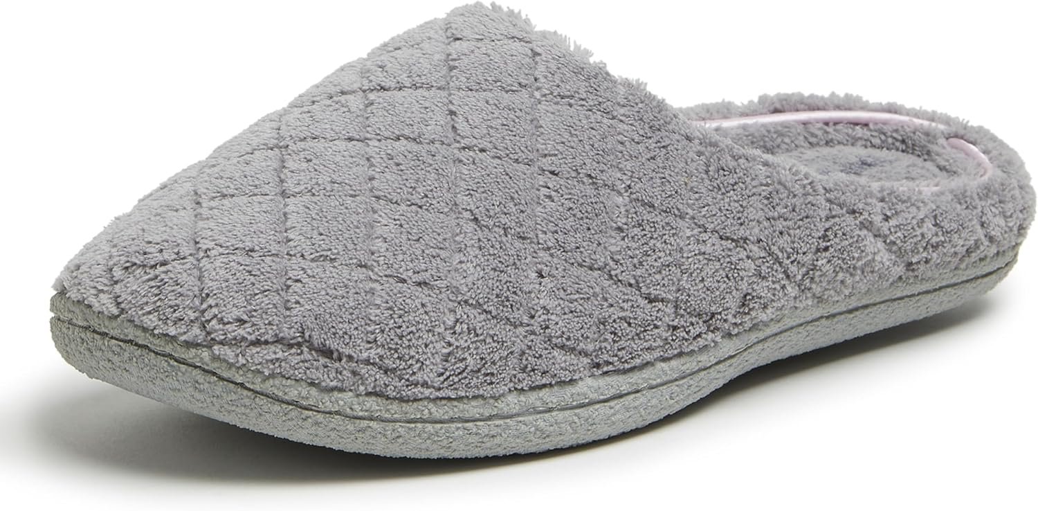 81MpXUtWOfL._AC_SL1500_.jpg Women Memory Foam Washable Clog House Slipper with Wide Widths - Image 1